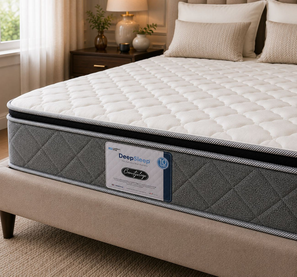 Comfort King Beauty Sleep premium spring mattress close-up
