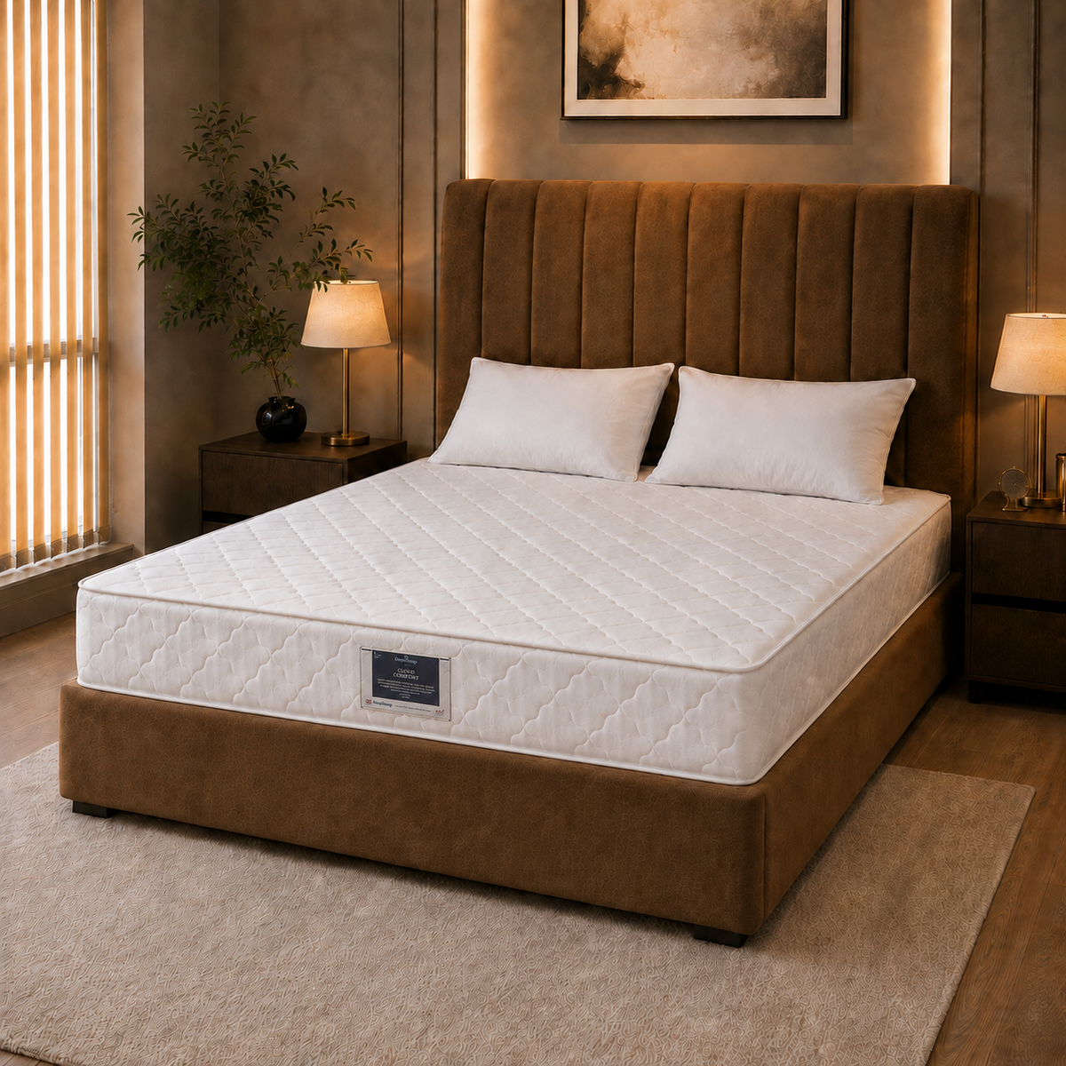 Comfort King Cloud Comfort foam mattress front view