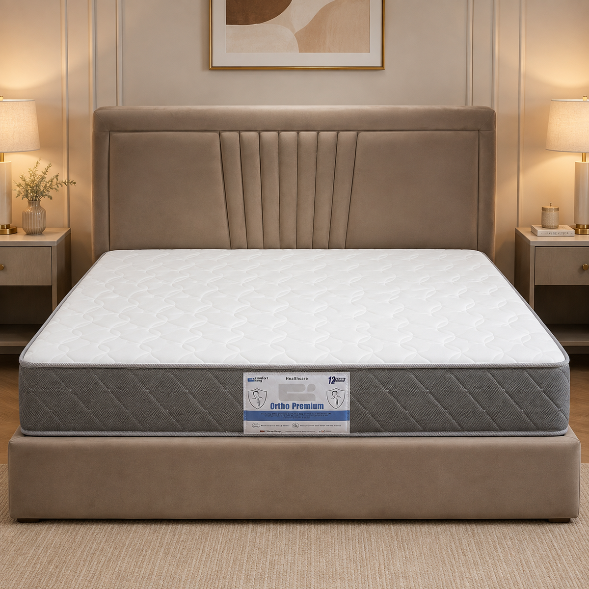 Comfort King Ortho Premium orthopedic mattress front view