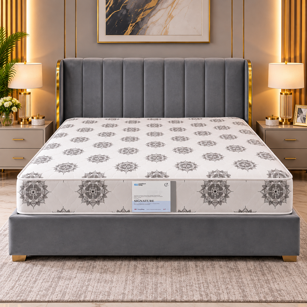 Comfort King Signature Spring Mattress front view